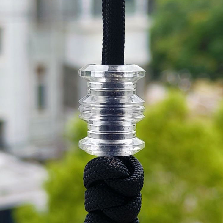 SnakeSword White Resin Knife Bead Pendant Knives Lanyard bead 3 pcs