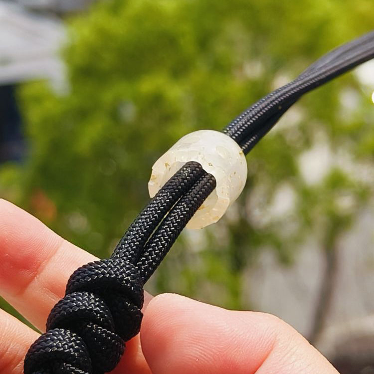 SnakeSword Luminous Blue Resin Ghost Knife Bead Pendant Knives Lanyard bead 2 pcs