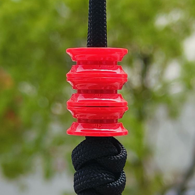 SnakeSword Red Resin Knife Bead Pendant Knives Lanyard bead 3 pcs