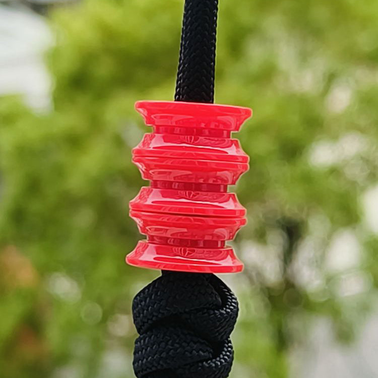 SnakeSword Red Resin Knife Bead Pendant Knives Lanyard bead 3 pcs