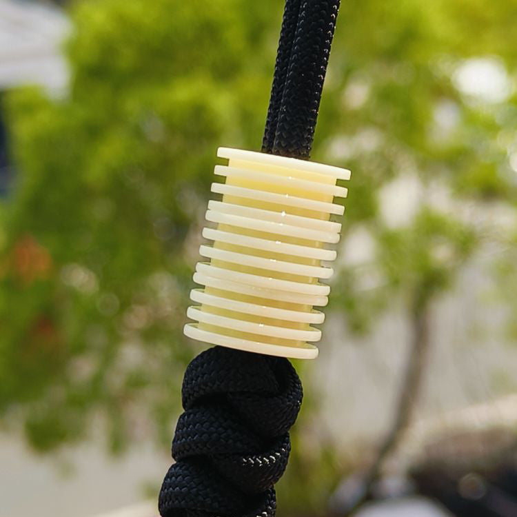 SnakeSword Milk White Resin Knife Bead Pendant Knives Lanyard bead 3 pcs