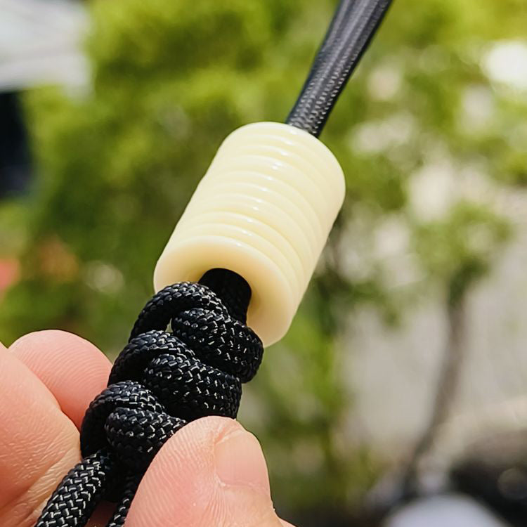 SnakeSword Milk White Resin Knife Bead Pendant Knives Lanyard bead 3 pcs
