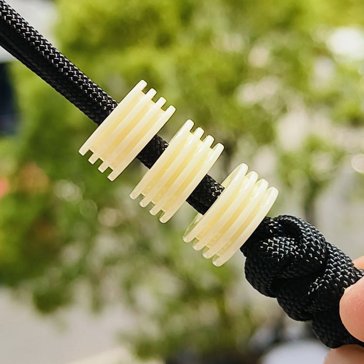 SnakeSword Milk White Resin Knife Bead Pendant Knives Lanyard bead 3 pcs