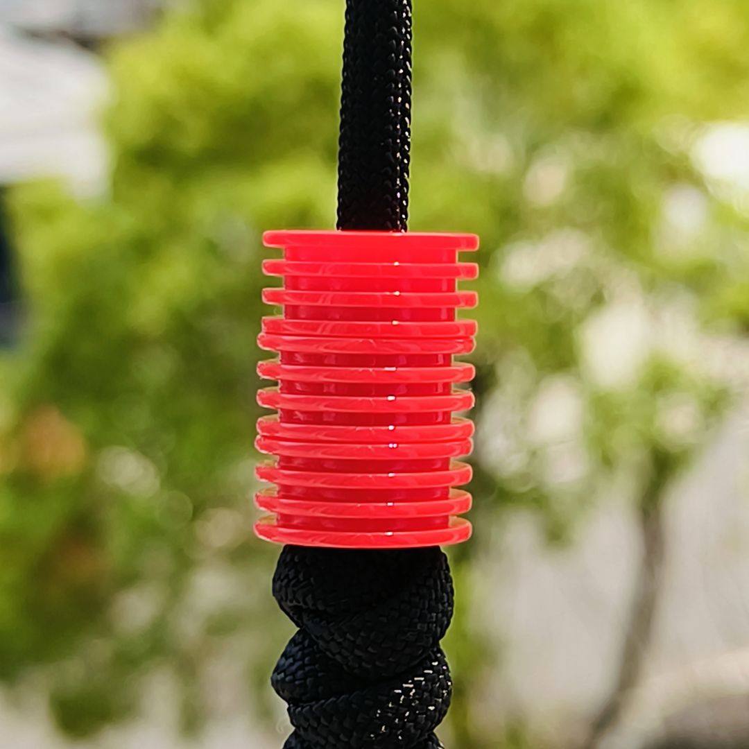 SnakeSword Red Resin Knife Bead Pendant Knives Lanyard bead 3 pcs