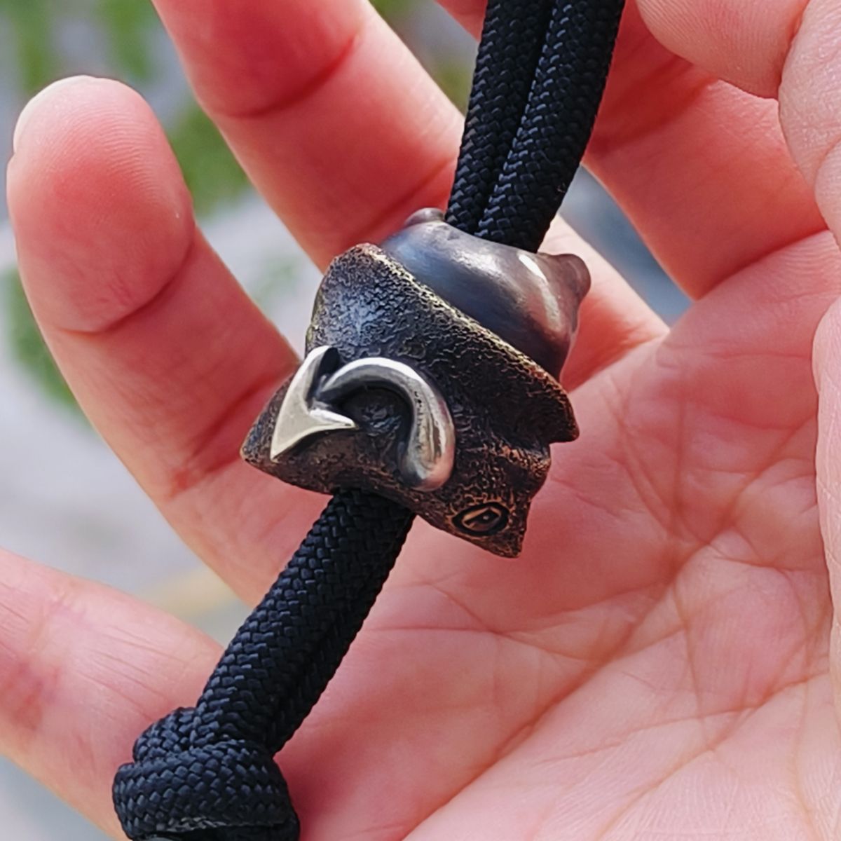 Phase Objects Little demon Limited Bead Paracord Knife  Lanyard Bead