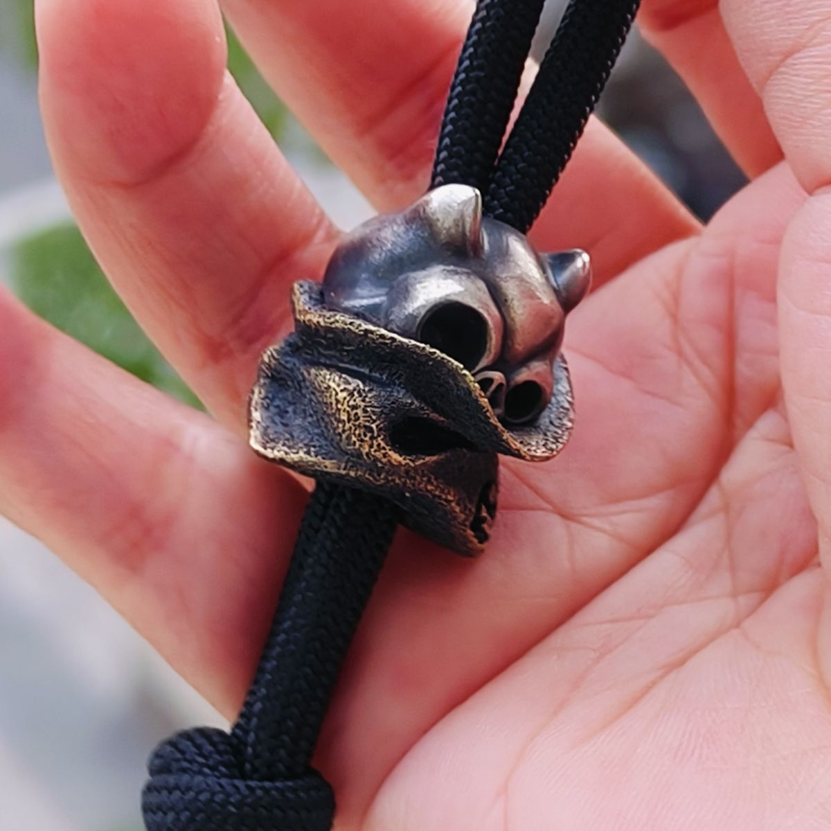 Phase Objects Little demon Limited Bead Paracord Knife  Lanyard Bead