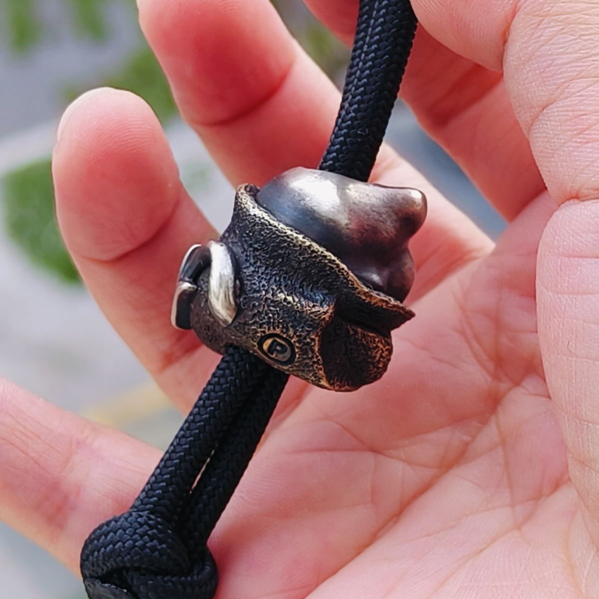 Phase Objects Little demon Limited Bead Paracord Knife  Lanyard Bead