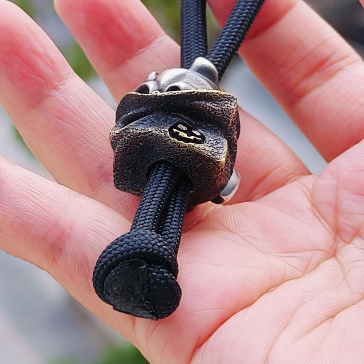 Phase Objects Little demon Limited Bead Paracord Knife  Lanyard Bead