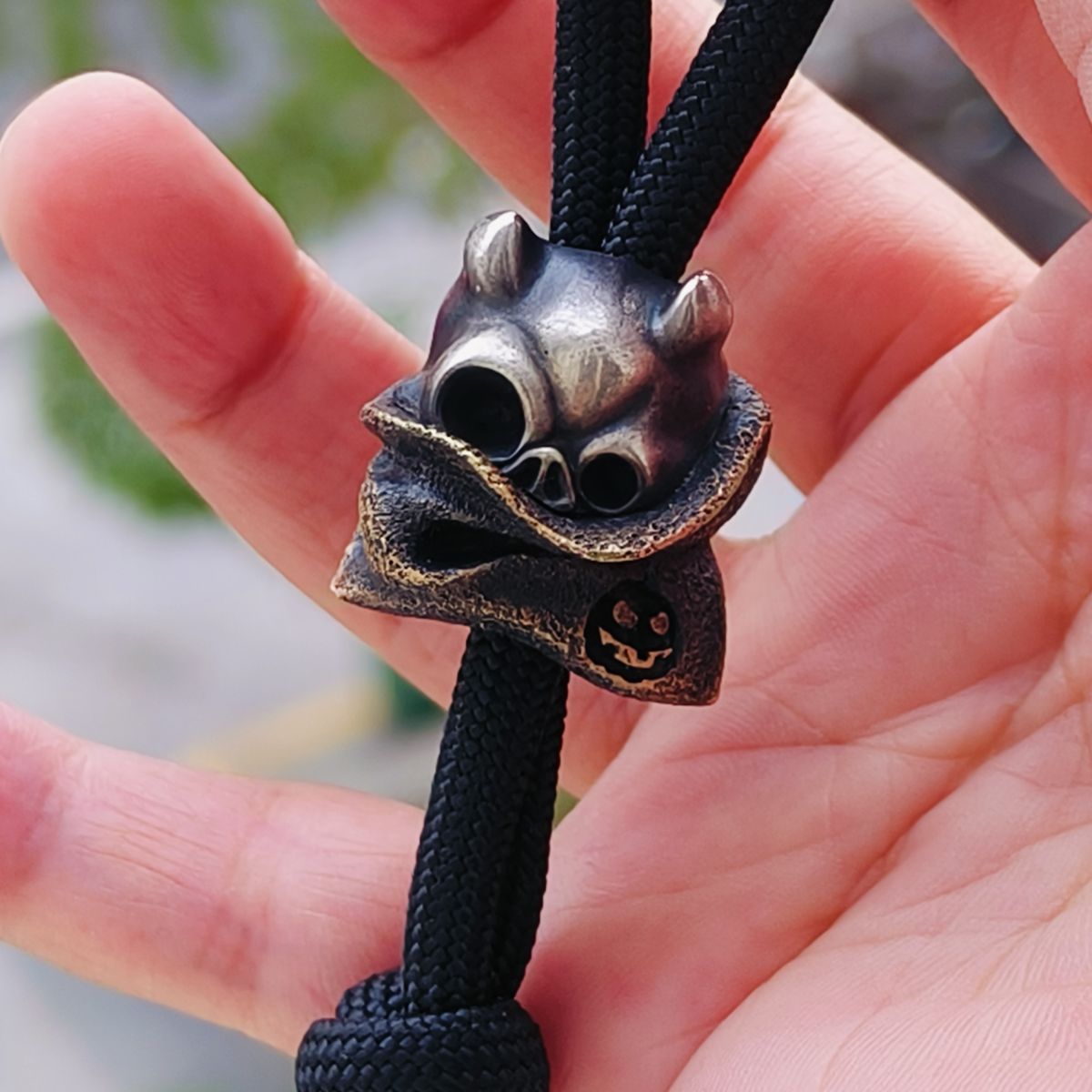 Phase Objects Little demon Limited Bead Paracord Knife  Lanyard Bead