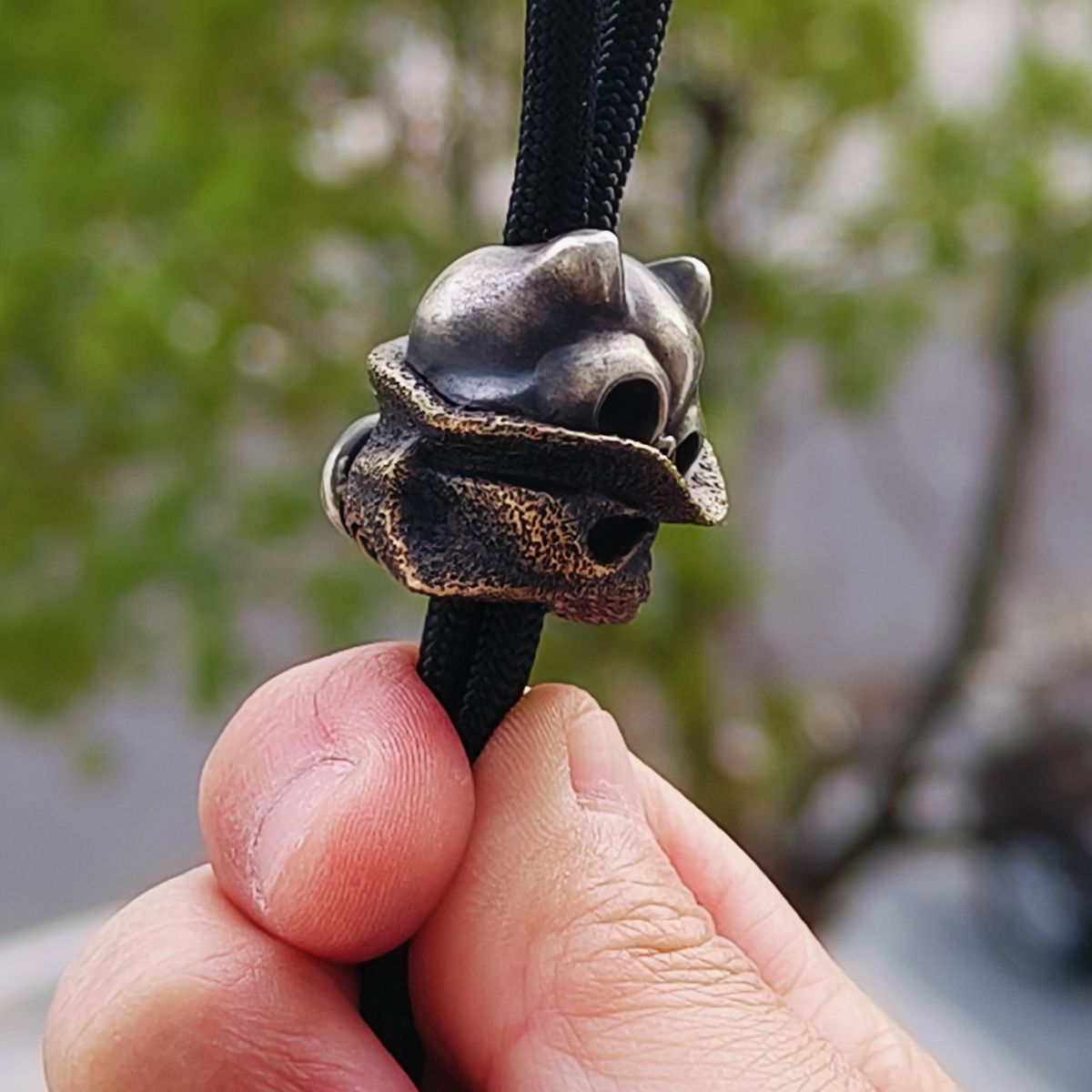Phase Objects Little demon Limited Bead Paracord Knife  Lanyard Bead