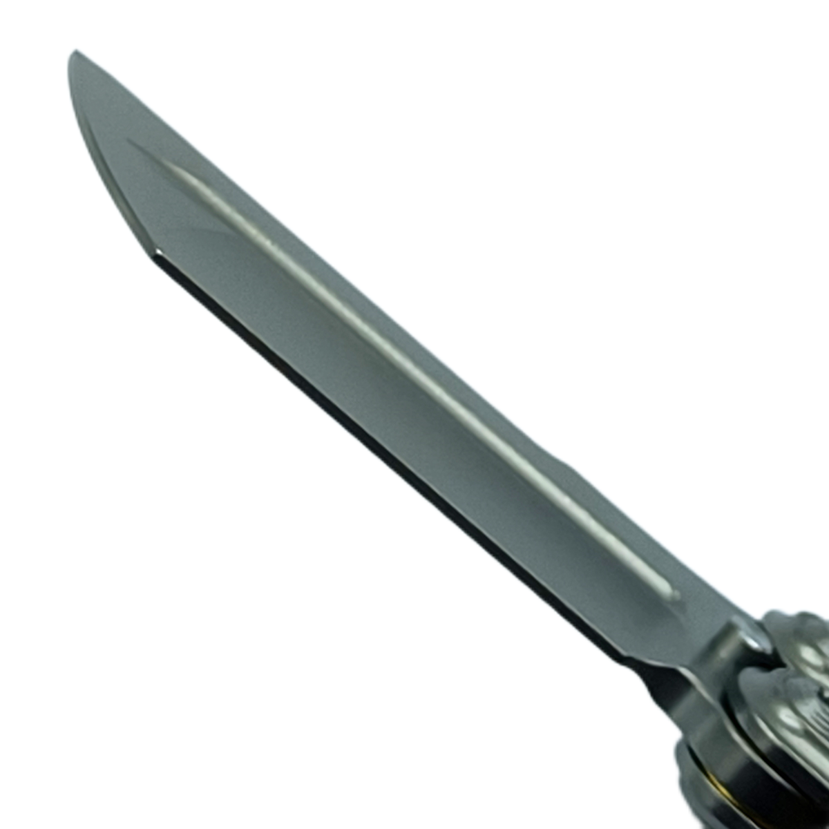 TiGear Butterfly Folding Titanium Blade Titanium Handle Edc Toys Balisong No Blade