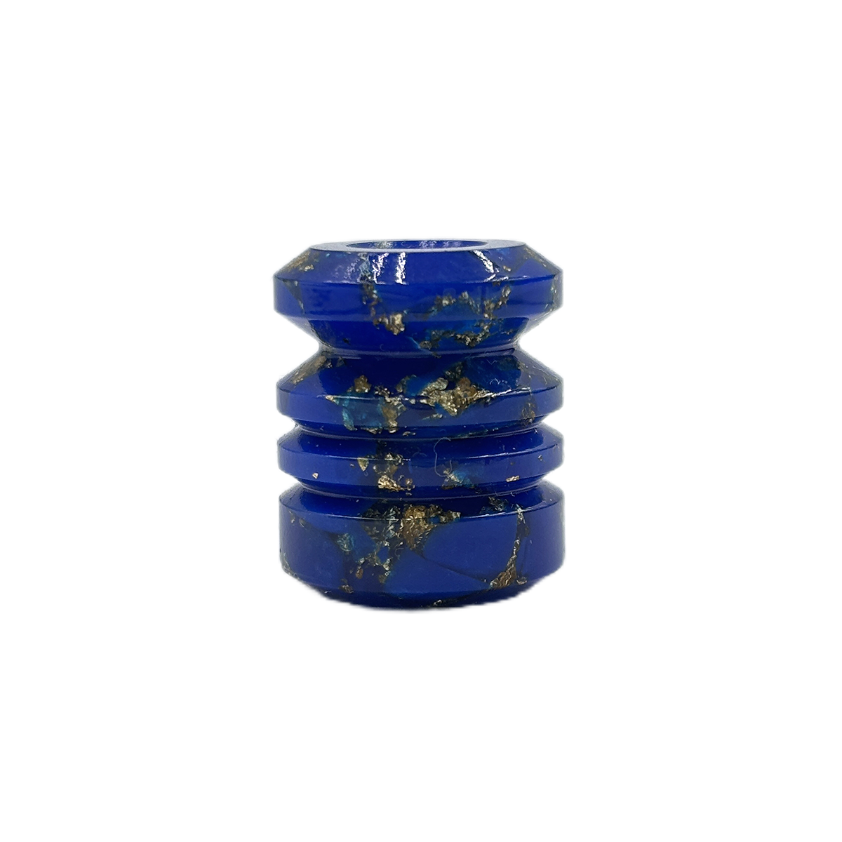 SnakeSword Blue Resin Lanyard Beads For Knives Paracord Lanyard Beads Bracelet Accessories 3 pcs