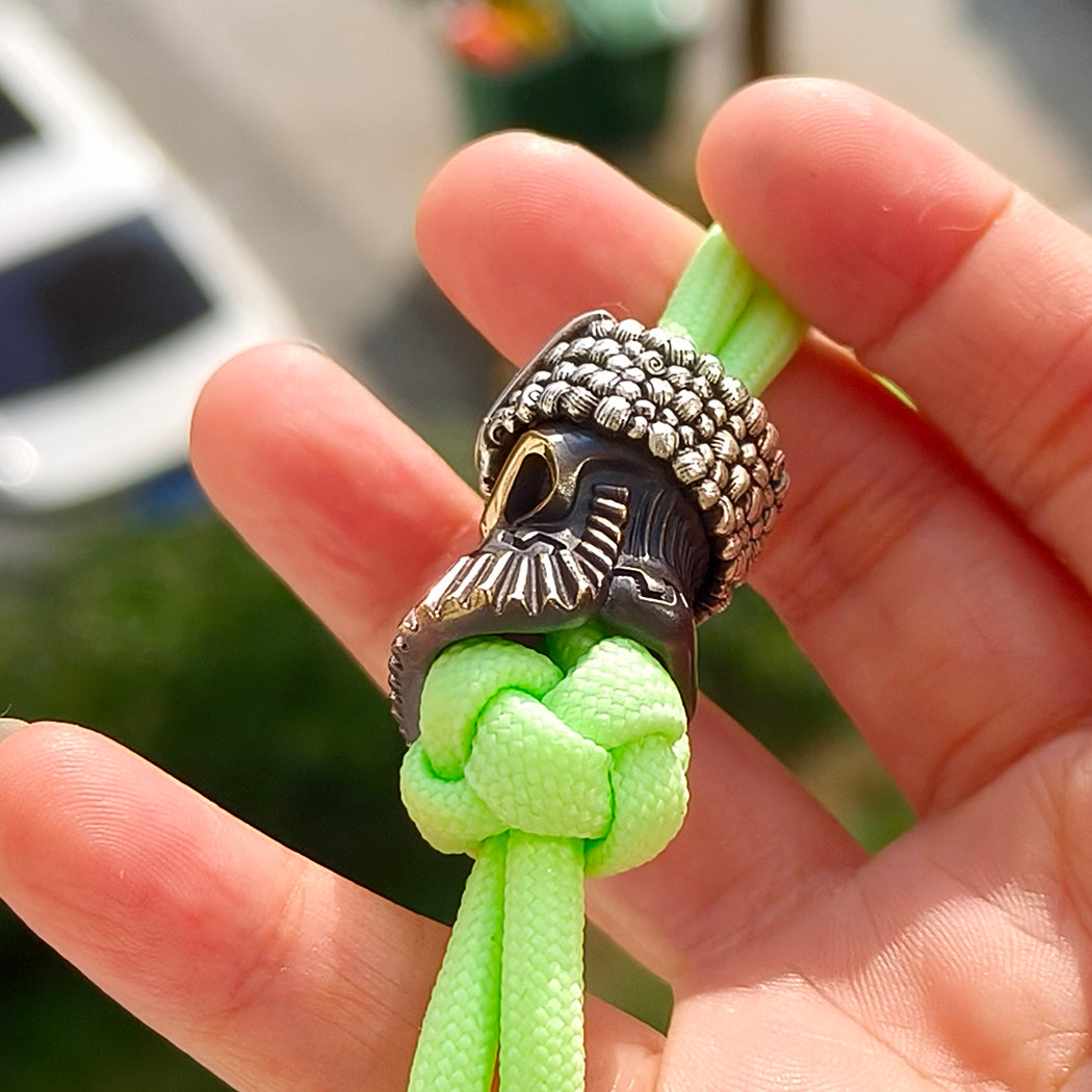 Alexander Peshkov Guerrilla Handmake Custom lanyards beads Edc Pendant Knife Bead