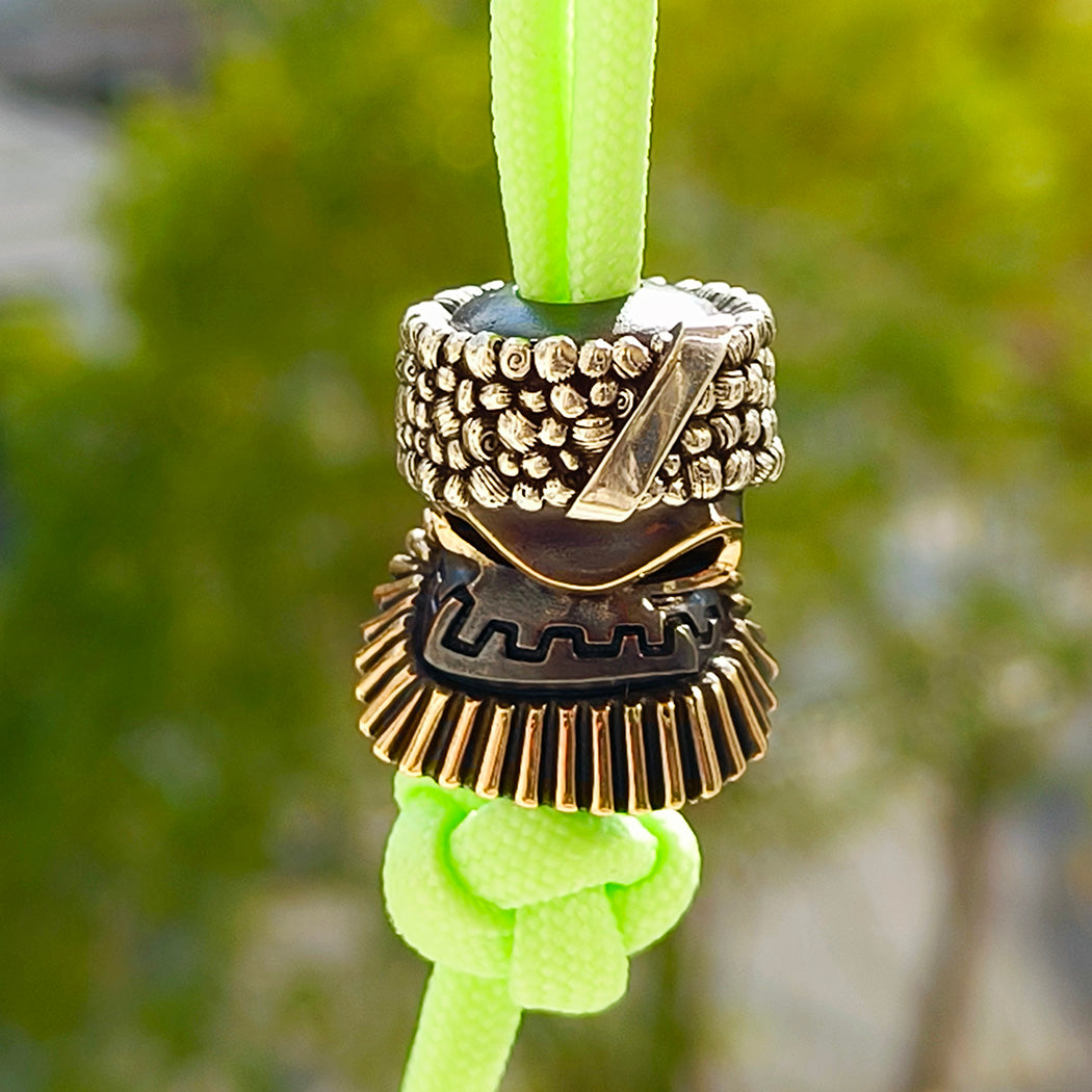 Alexander Peshkov Guerrilla Handmake Custom lanyards beads Edc Pendant Knife Bead