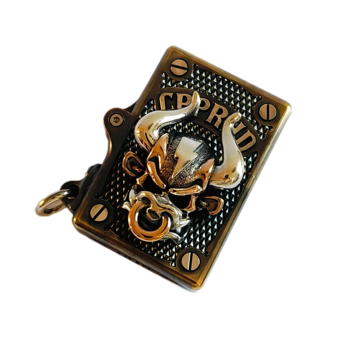 Cpprhd Bull Handmade Bull Custom Kerosene Lighter