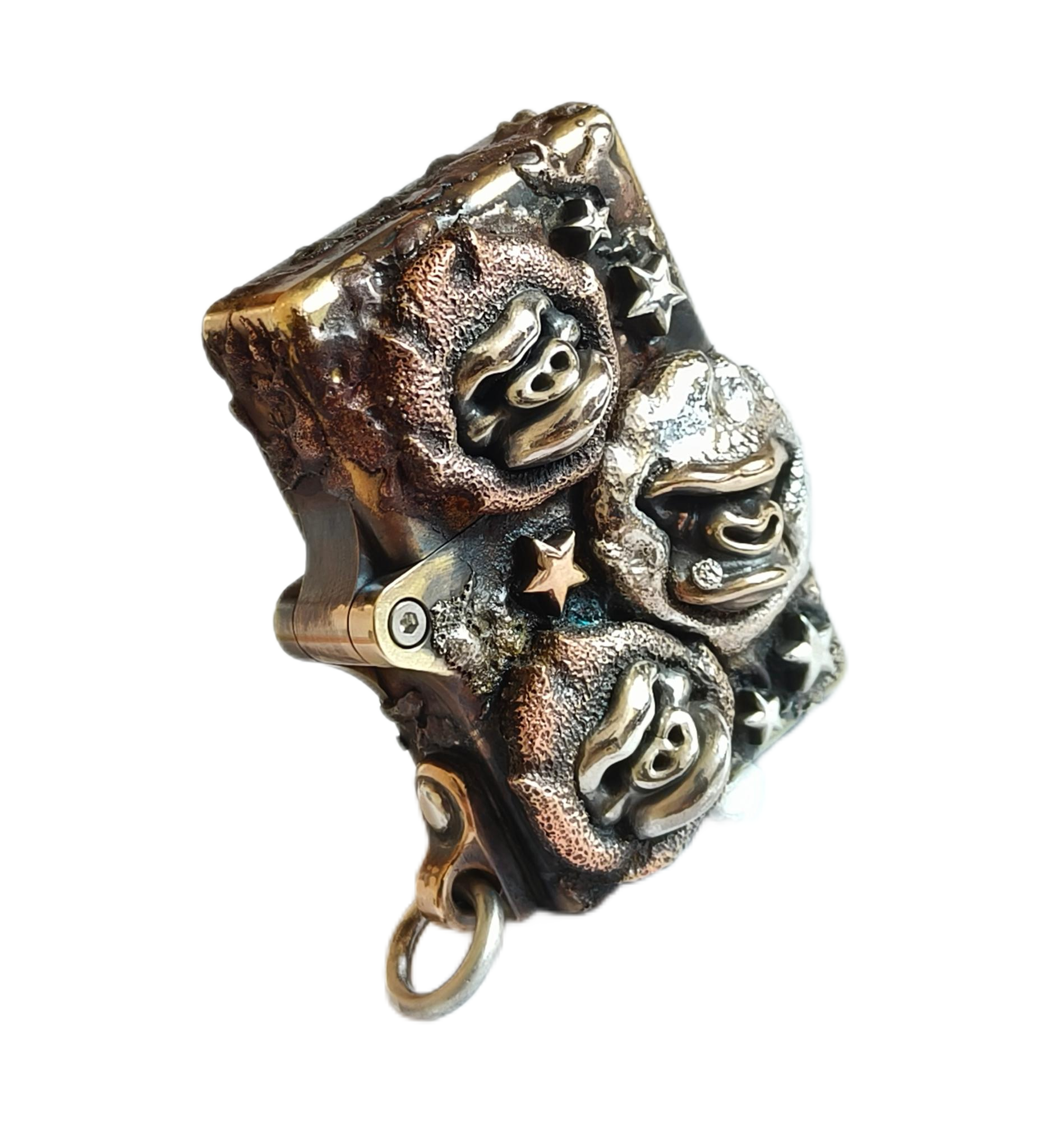 Phase Objects Custom Fire Monkey Lighter Limited Exclusive Sale Number:2