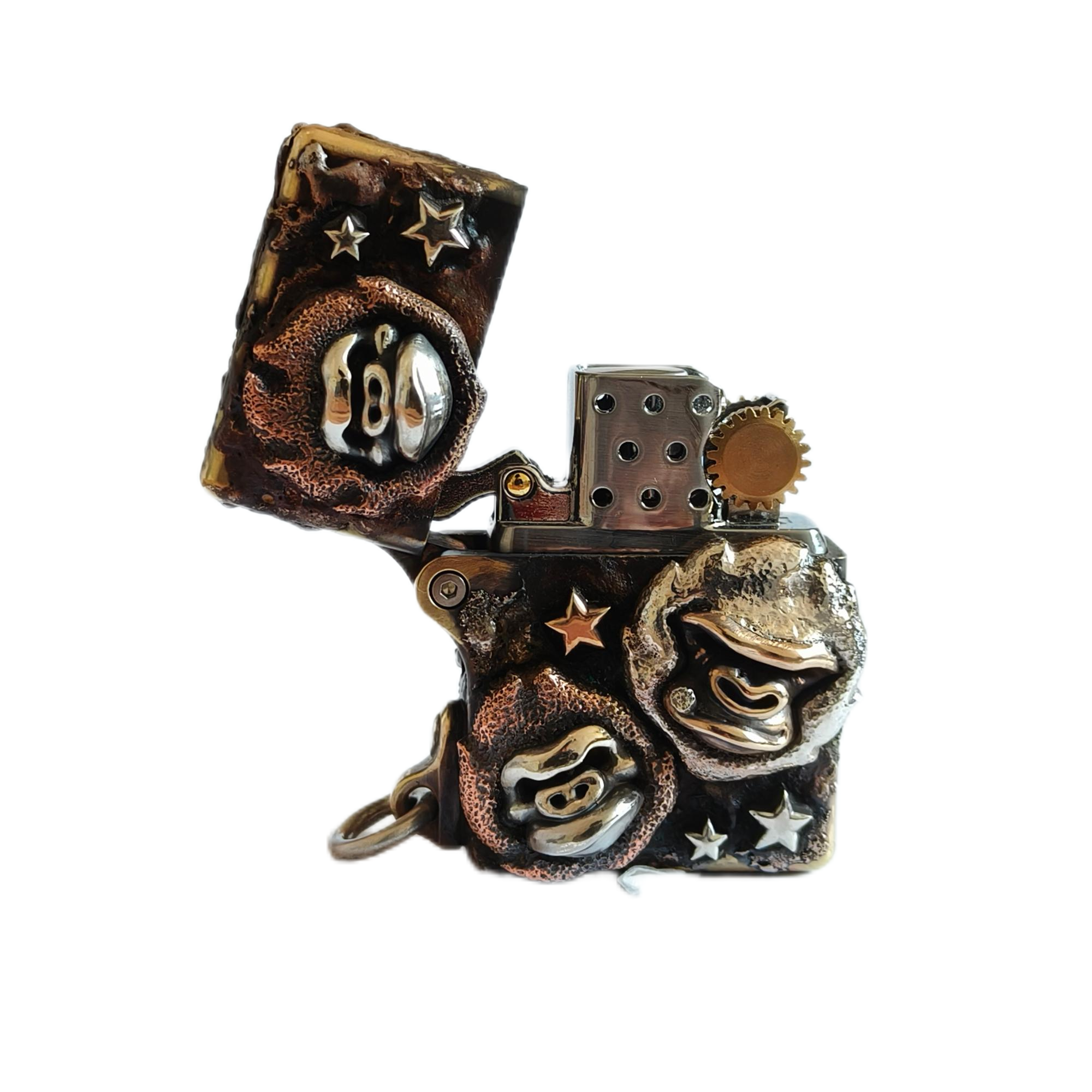 Phase Objects Custom Fire Monkey Lighter Limited Exclusive Sale Number:2
