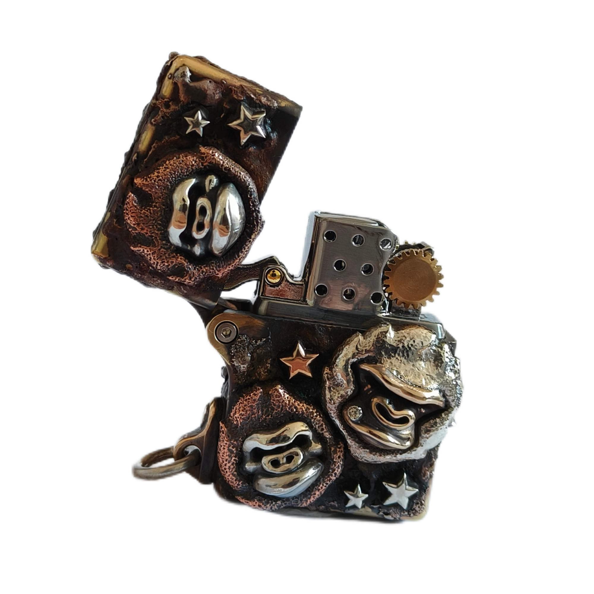 Phase Objects Custom Fire Monkey Lighter Limited Exclusive Sale Number:2