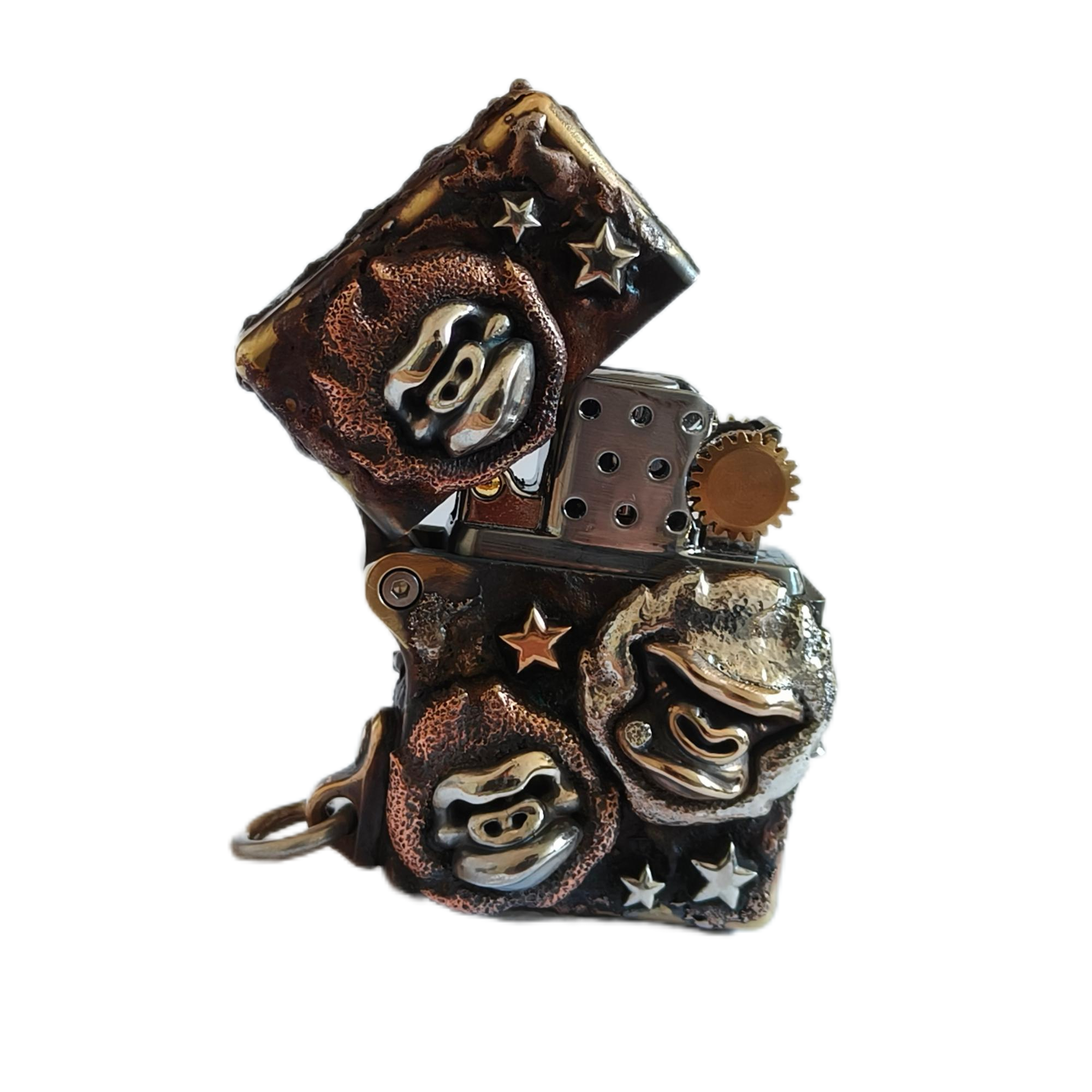 Phase Objects Custom Fire Monkey Lighter Limited Exclusive Sale Number:2