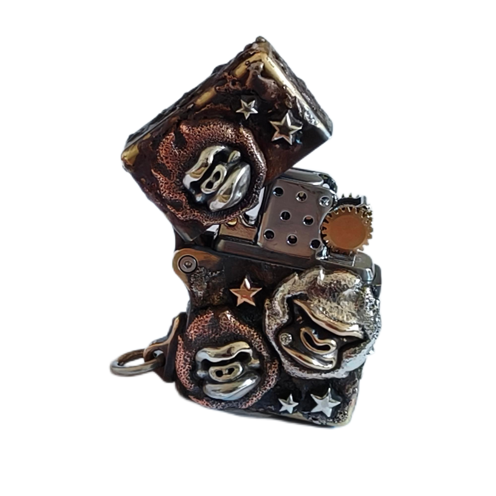 Phase Objects Custom Fire Monkey Lighter Limited Exclusive Sale Number:2
