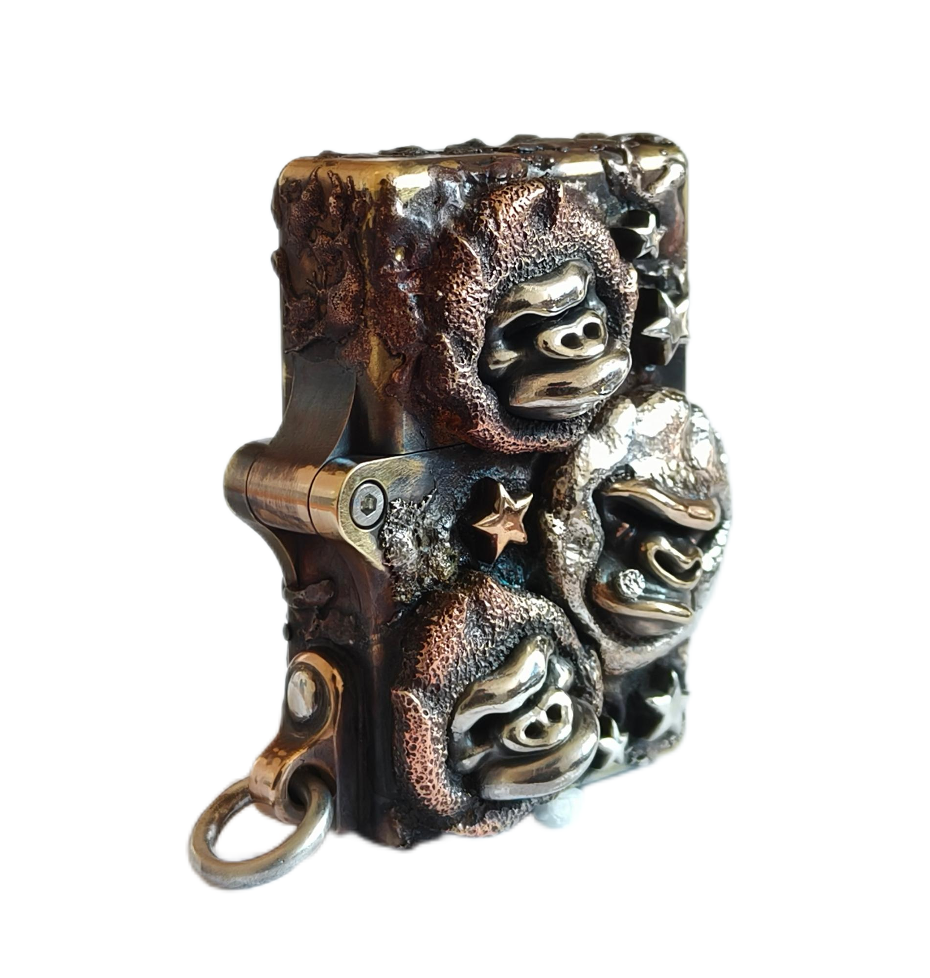 Phase Objects Custom Fire Monkey Lighter Limited Exclusive Sale Number:2