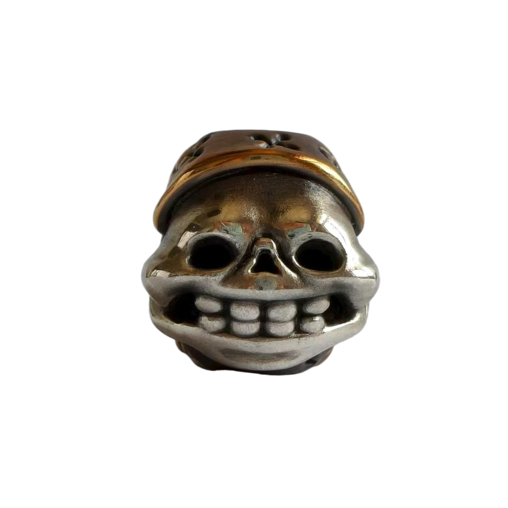 Phase Objects Snail Bead Brass Silver Custom Knife lanyard bead Handmake
