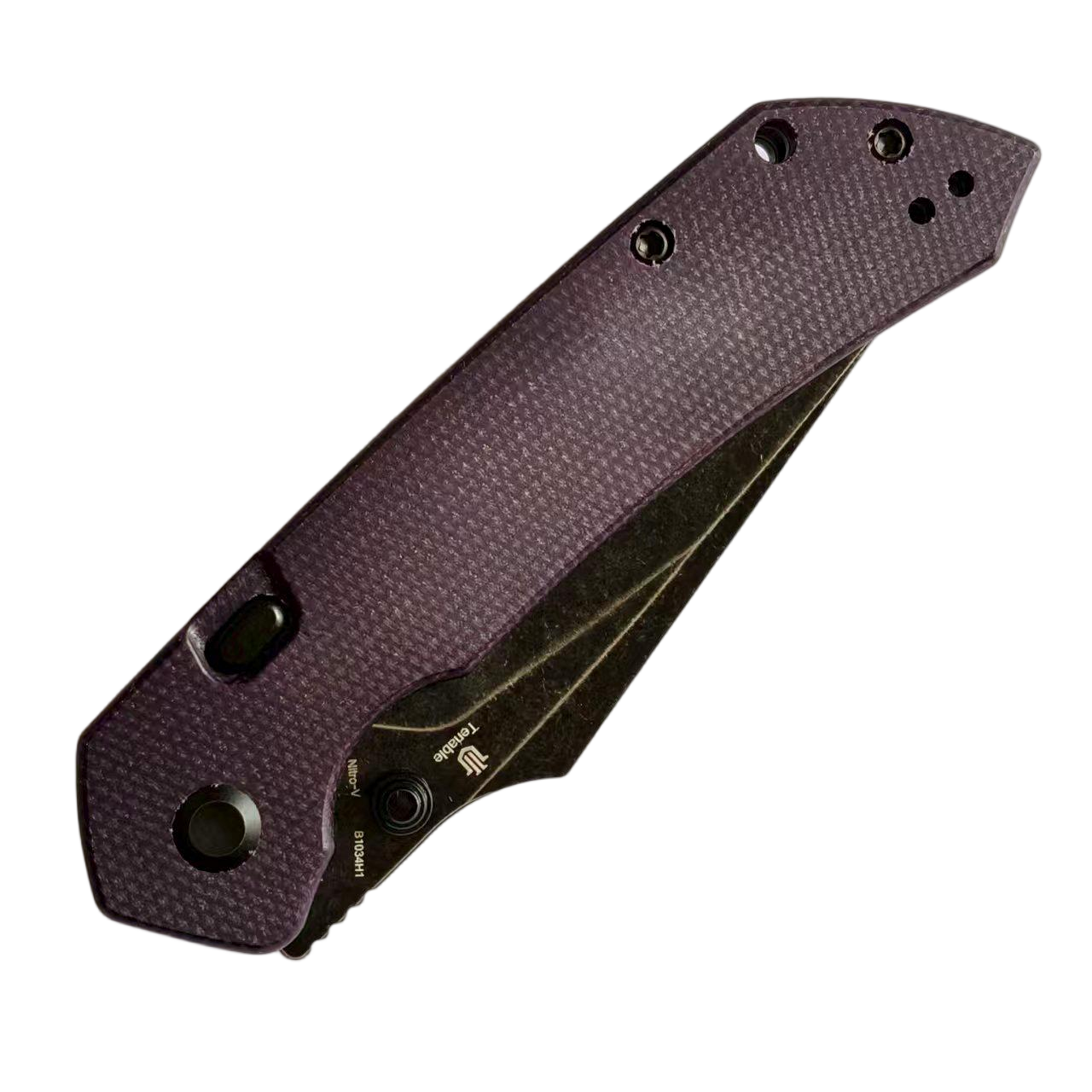 Tenable knives Fenrir B1034H1 Nitro-V Blade G10 Handle Top Liner Lock Folding Knife