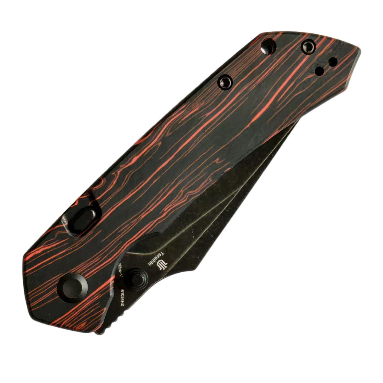 Tenable knives Fenrir B1034H2 Nitro-V Blade G10 G-mascus Handle Top Liner Lock Folding Knife