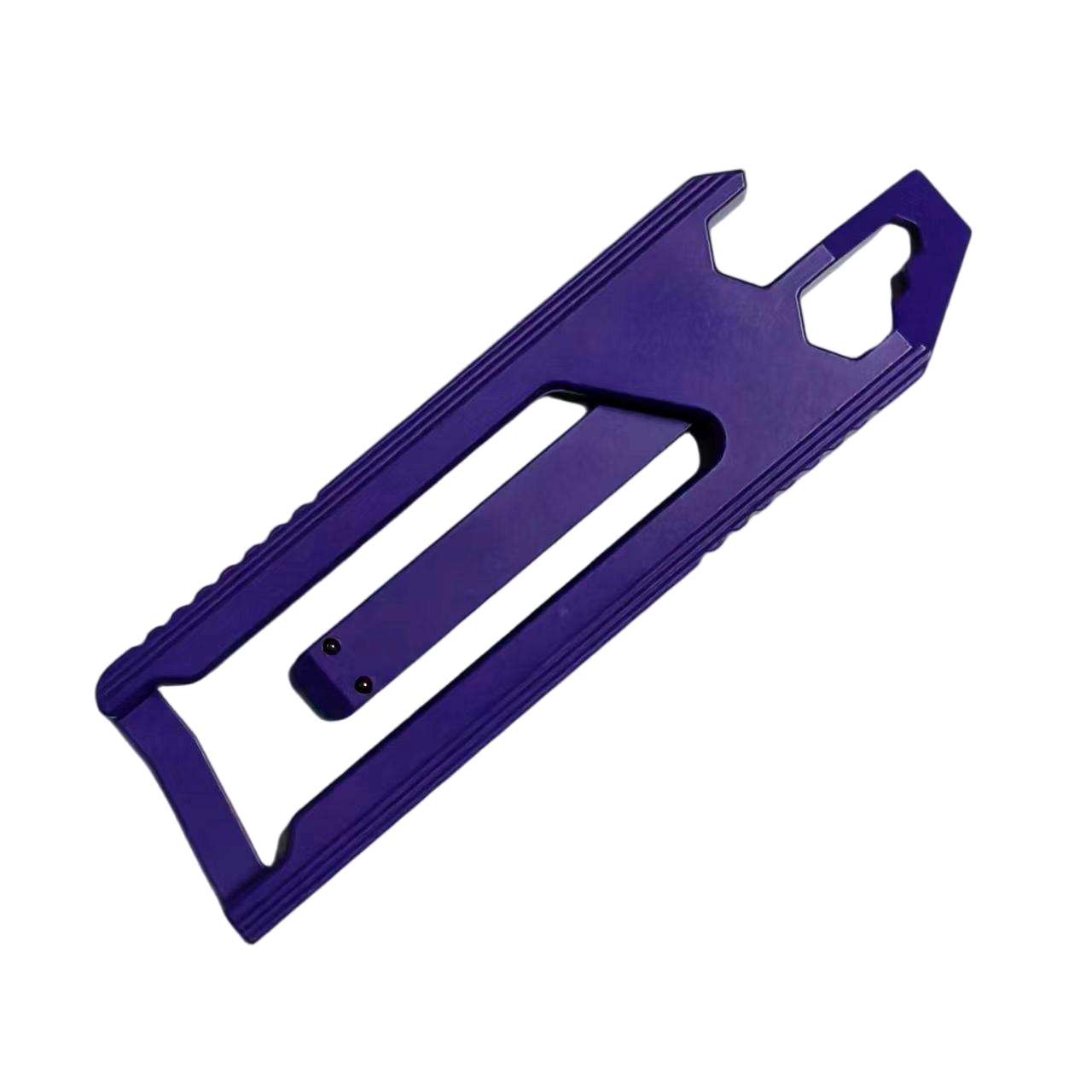 SnakeSword Honey Badger Utility Knife II Pro Titanium Multi-Tool EDC Knife Purple