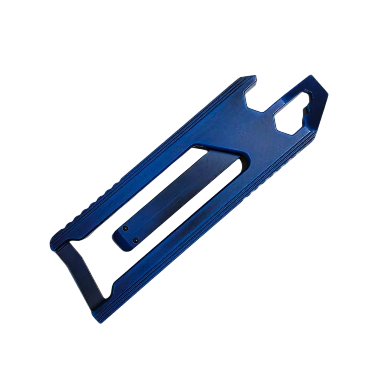 SnakeSword Honey Badger II Pro Titanium Multi-Tool Utility Knife EDC Tools Distressed Blue