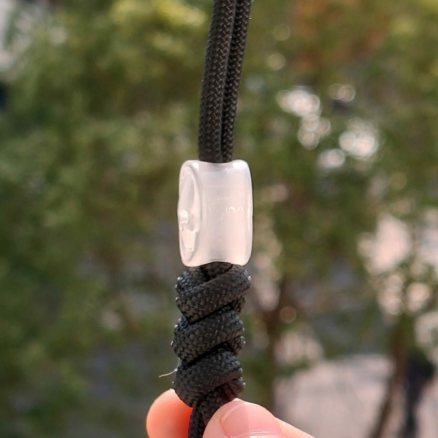 SnakeSword Resin Lanyard Beads Luminous Resin Skull Knife Pendant 3 PCS