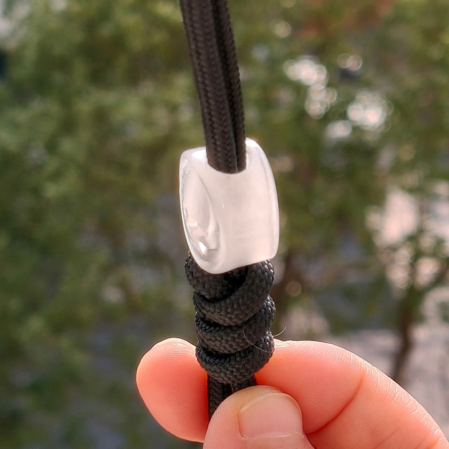 SnakeSword Resin Lanyard Beads Luminous Resin Skull Knife Pendant 3 PCS