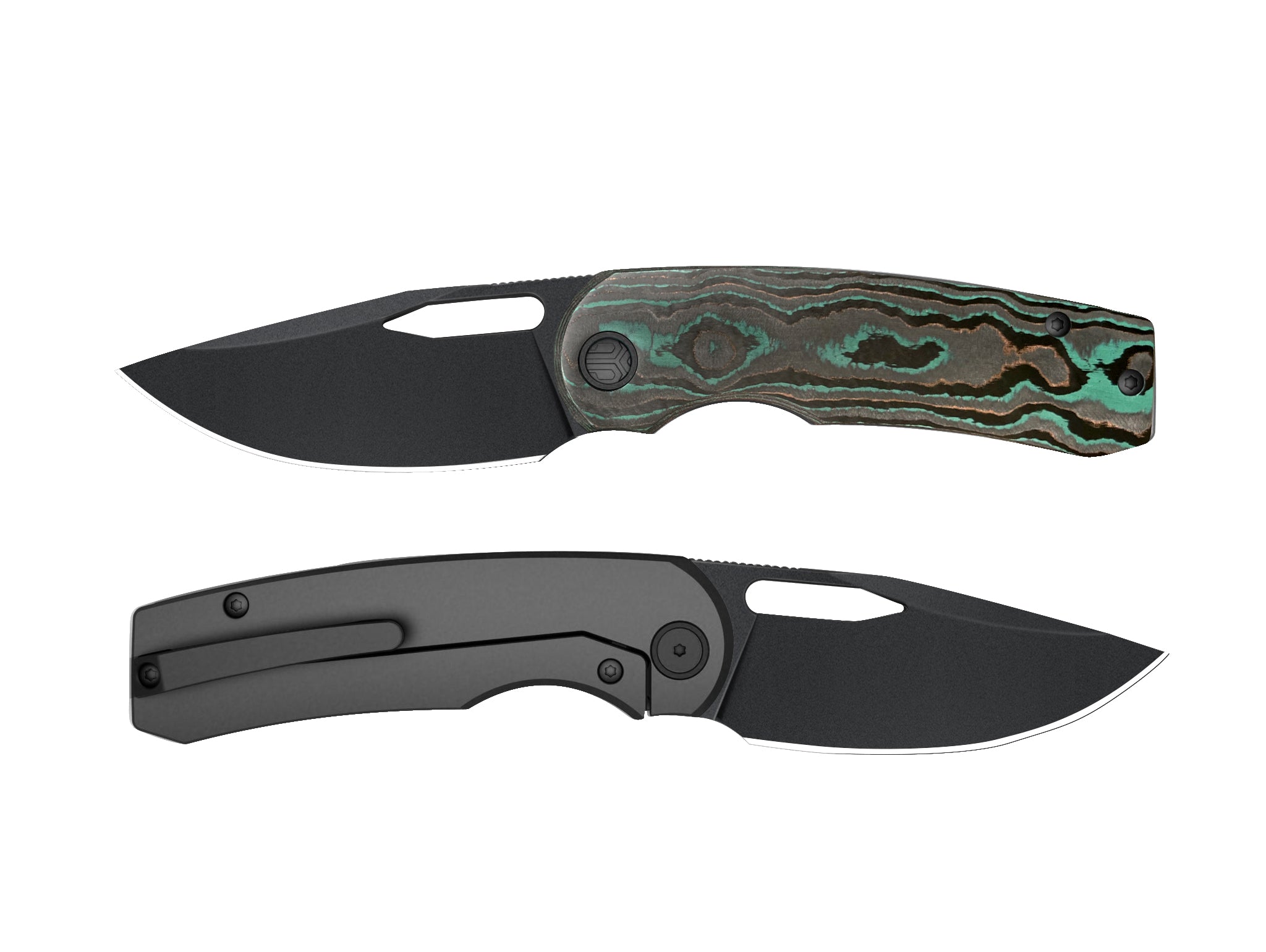 Bestech Kriya BT2606A M398 Blade Carbon Fiber + Titanium Handle Frame Lock Folding Knife