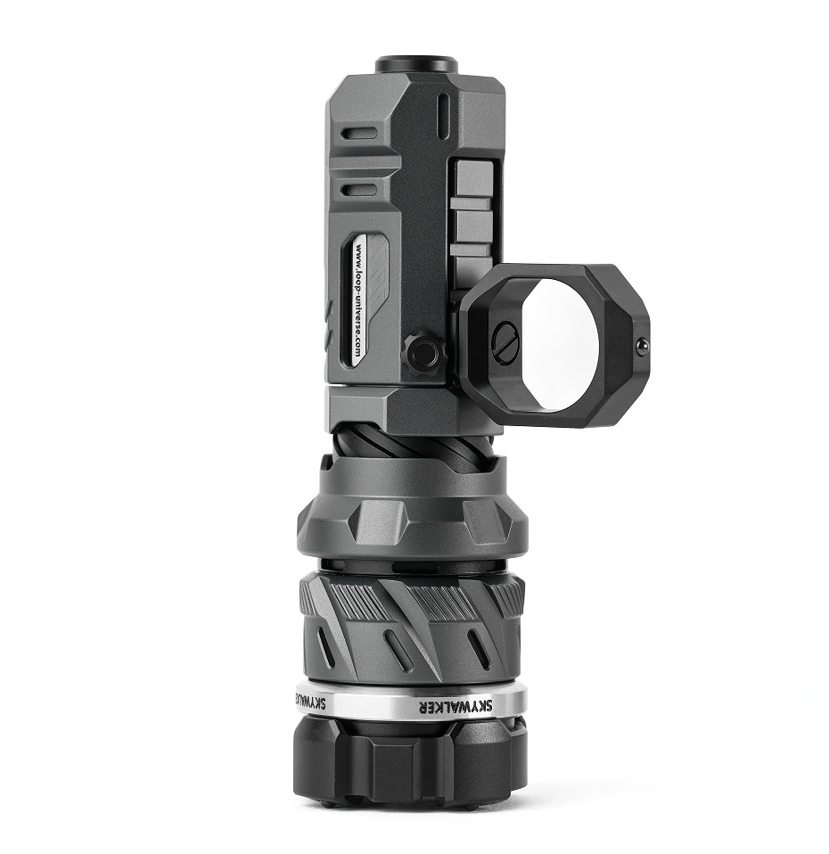 LOOP GEAR SK01s Skywalker Flashlight Focus Adjustable LEP Flashlight Aluminum Alloy Grey