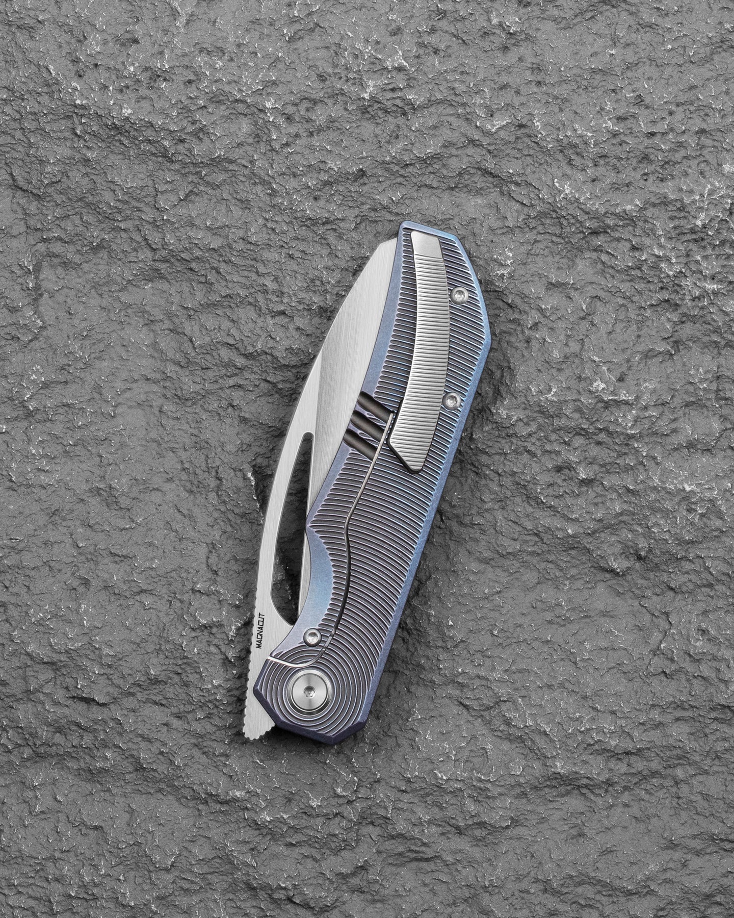 Bestech Taipan BT2503D MagnaCut Blade Titanium Handle Frame Lock Folding Knife