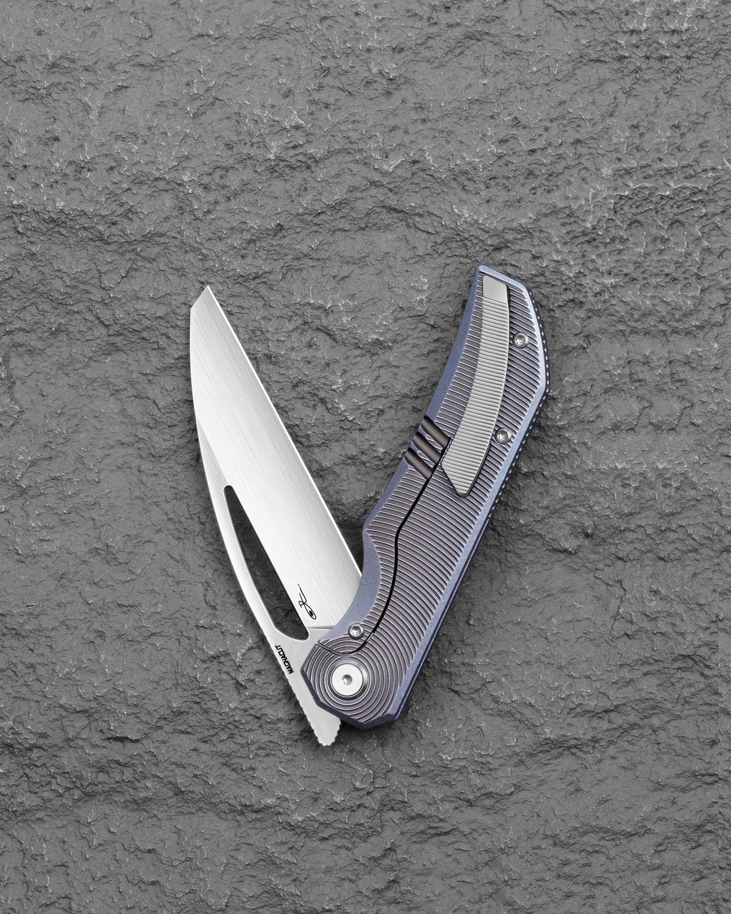 Bestech Taipan BT2503D MagnaCut Blade Titanium Handle Frame Lock Folding Knife