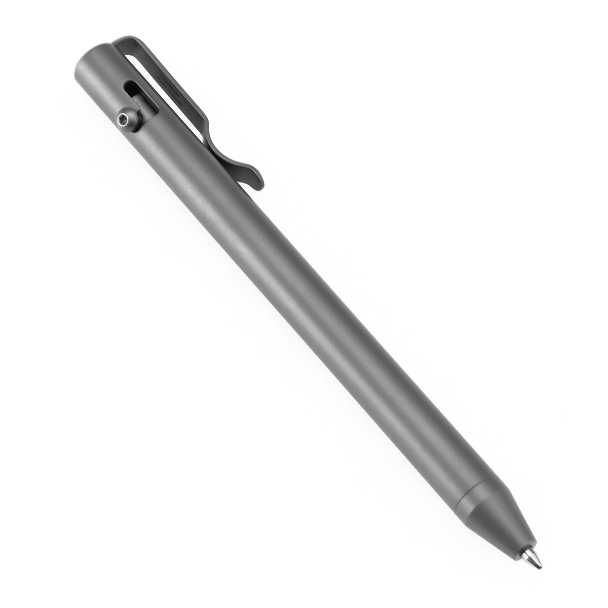 Kansept Titanium EDC Bolt-Action Pen G013H3– Professional Fine Tip Ballpoint Beadblasted Titanium