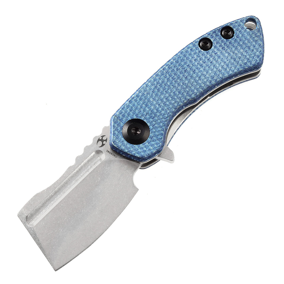 Kansept Mini Korvid T3030M1 154CM Blade Blue Micata Handle Edc Flipper Knife