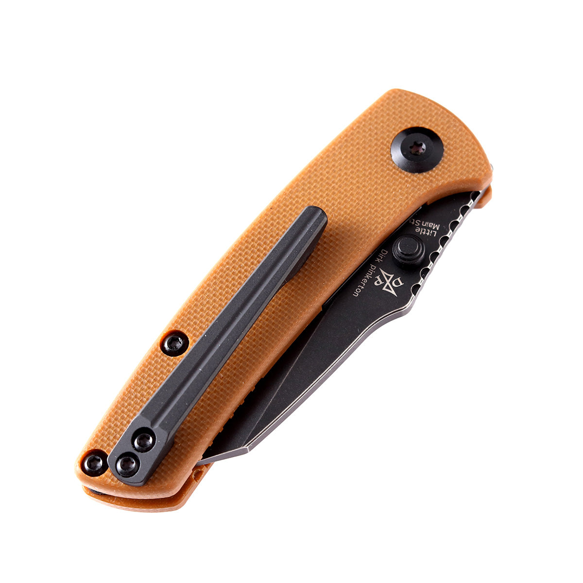 Kansept Little Main Street T2015A8 154CM Blade Brown G10 Handle Liner Lock Folding Knife