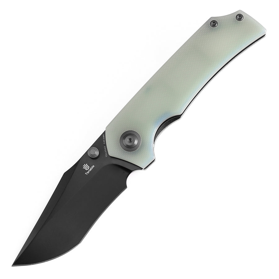 Tenable Fermi T1122A2 14C28N Blade Jade G10 Handle Liner Lock