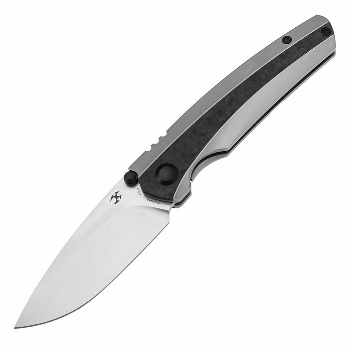 KANSEPT Raven K2109A2 CPM 20CV Blade Carbon Fiber Titanium Handle Frame Lock