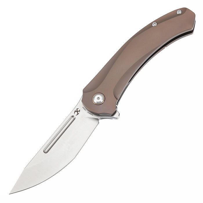 KANSEPT Knives Hira K1090A2 CPM S35VN Blade Titanium Handle Frame Lock