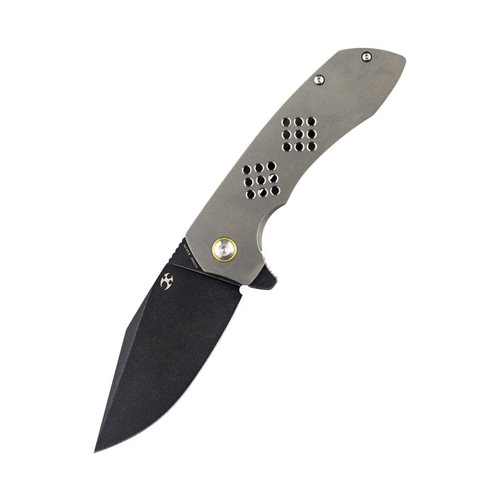 Kansept Knives Entity K1036B2 CPM-S35VN Blade Titanium Handle Frame Lock