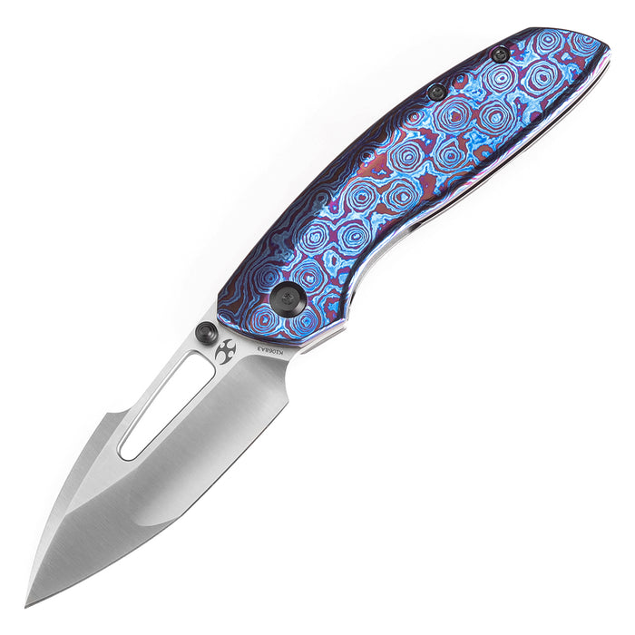 KANSEPT Link K1068A3 CPM 20CV Blade Timascus and Blackwash Titanium Handle