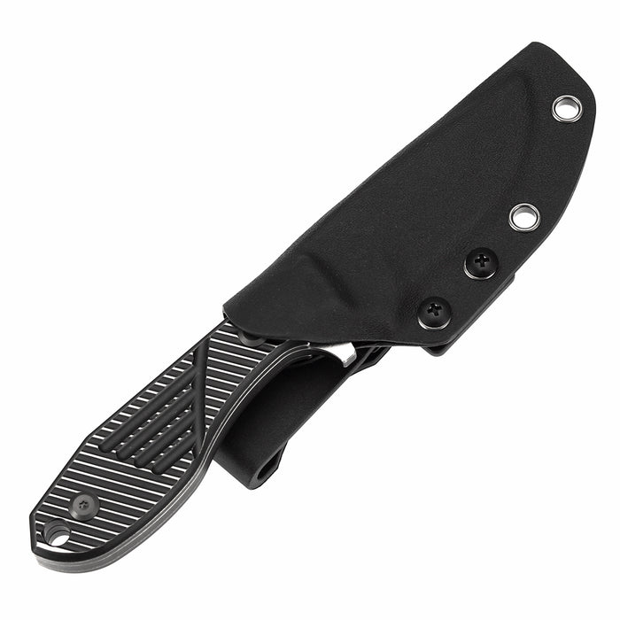 KANSEPT Tiny Dancer K014A1 CPM S35VN Titanium with CNC milling Handle Fixed Blade