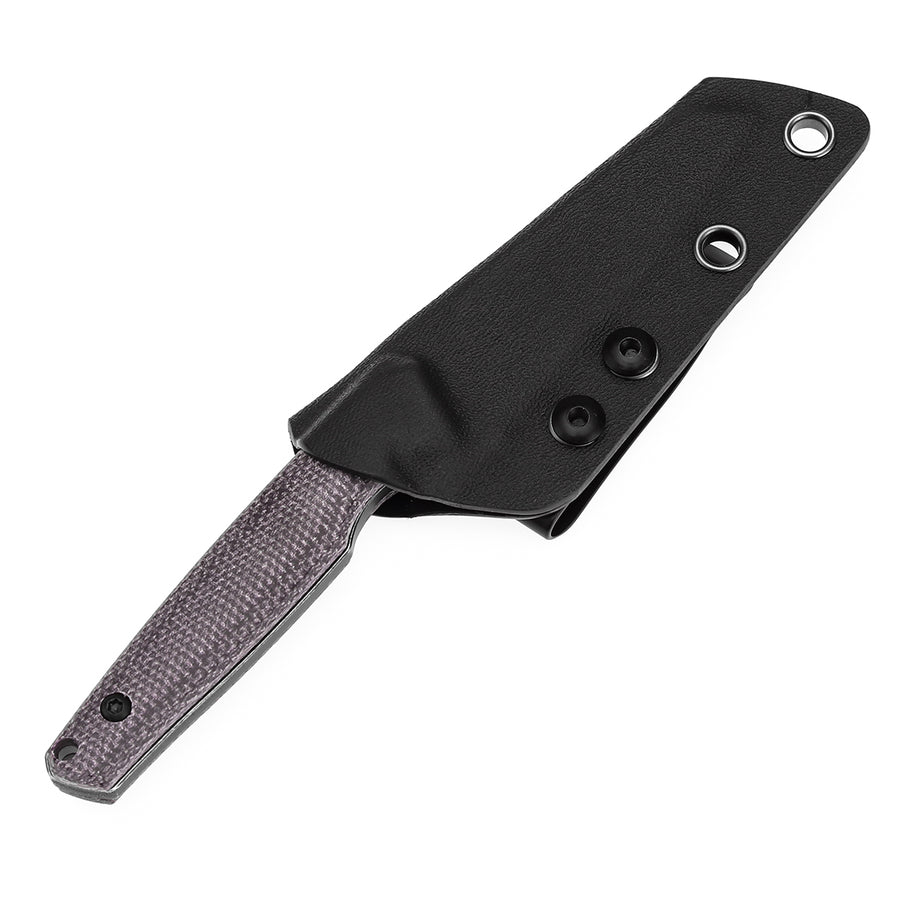 Tenable Parr G011B1 14C28N Blade Purple Micarta Handle Outdoor Fixed Blade Knife