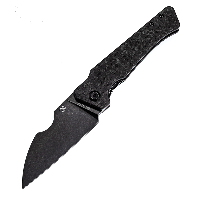 Kansept Egress K1033B2 Stonewashed CPM-S35VN Blade Carbon Fiber Handle Liner Lock Folding Knife