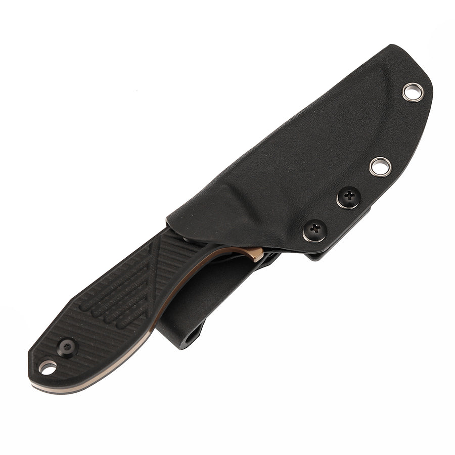 Tenable Tiny Dancer G014A1 D2 Blade Black G10 Handle Fixed Blade
