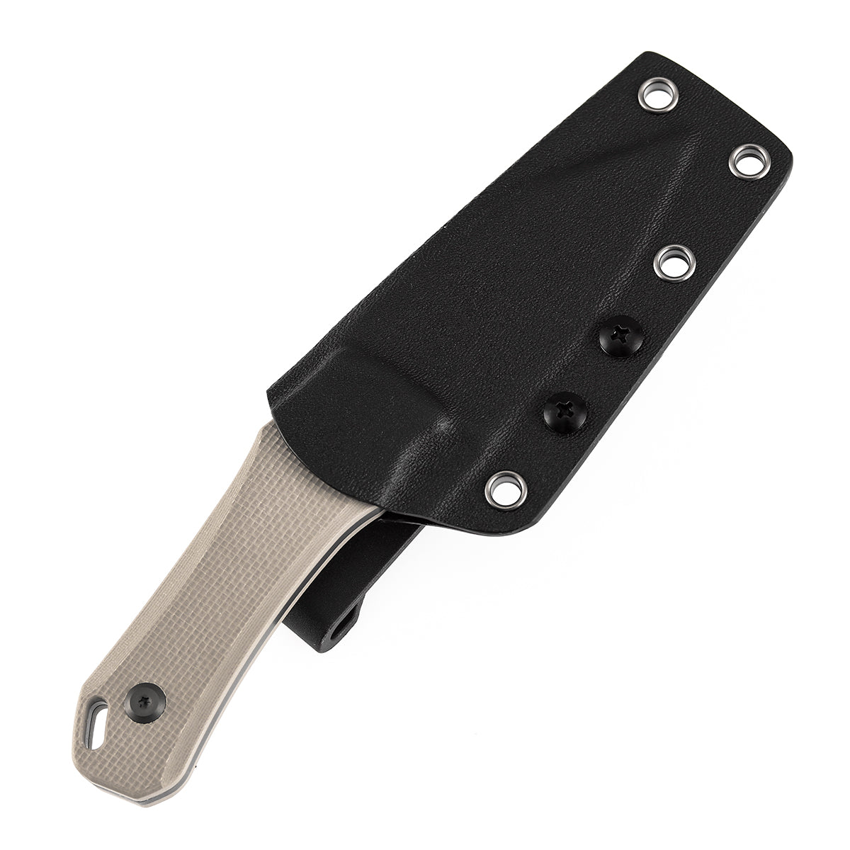 Tenable Loki G1058A1 Gray TiCn Coated D2 Blade Light Sand G10 Handle Fixed Blade Knife