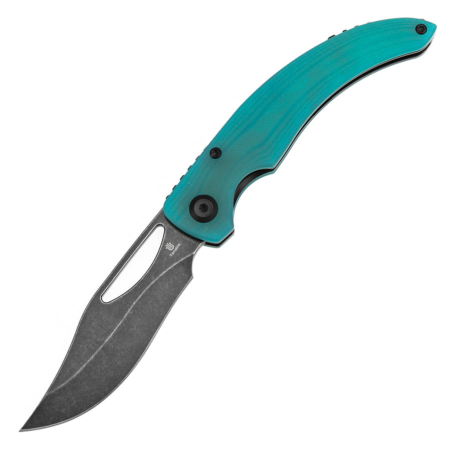 Tenable Gideon T1119A5 Folding Knife Nitro-V Blade Tiffany Blue G10 Handle